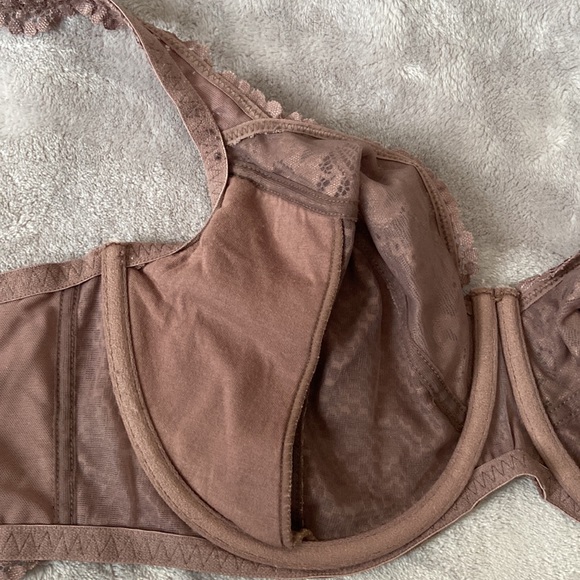 Fit Fully Yours Serena 32I lace full coverage bra with racer back clasp - Picture 7 of 12